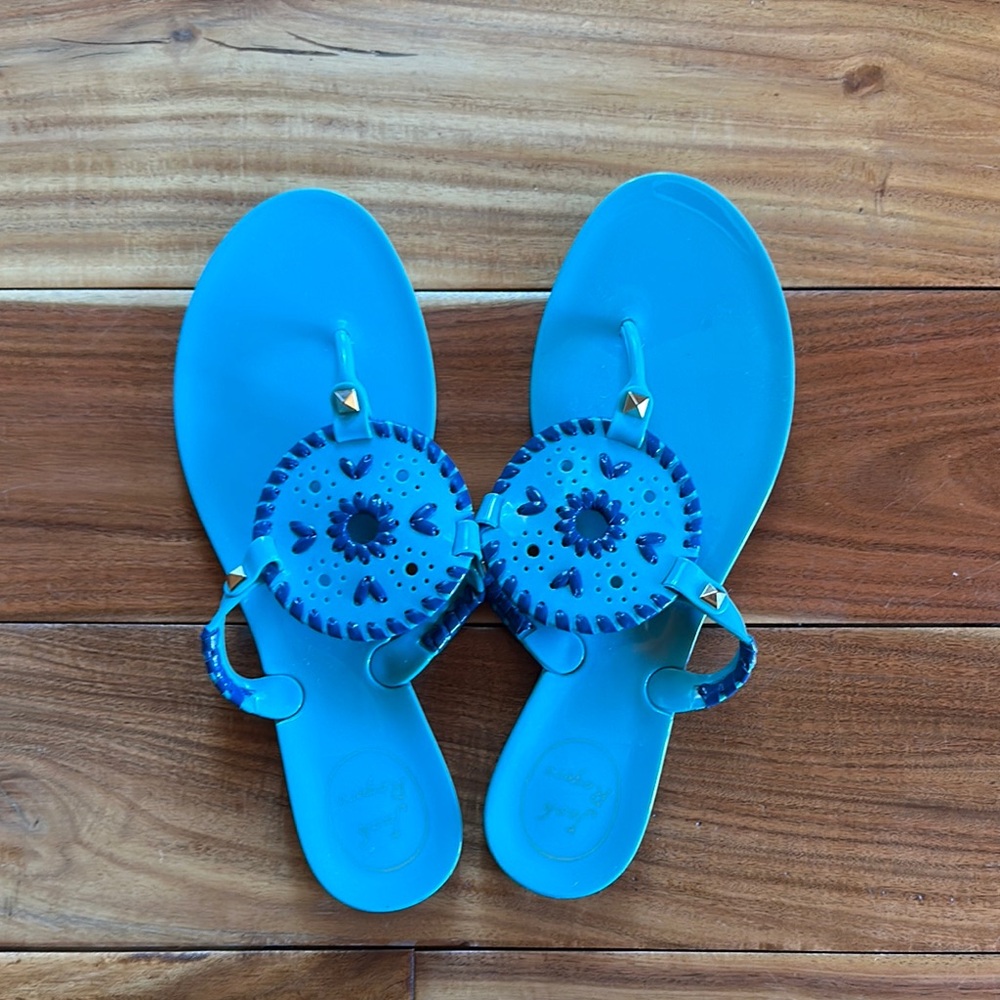 Jack Rogers Turquoise Sandals